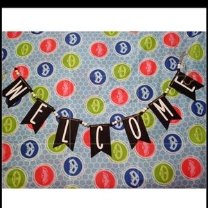 Rae dunn inspired banners.